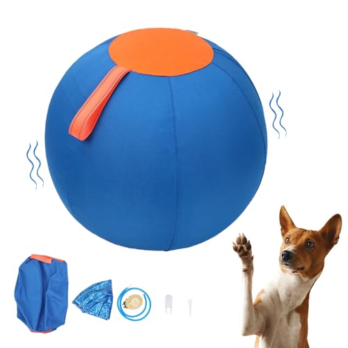 Toerjii Jingle Herding Ball, Herding Ball für Hunde, Hundeball Hundespielzeug Ball, Herding Ball für Australian Shepherd, Große Hundebälle für Kleine/Mittel/Große Hunde (S) von Toerjii