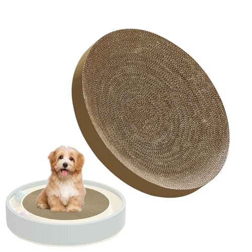 Roller Scratcher Pad für Katze – Cat Scratch Pad | Pet Supplies Scratch and Spin, Katzenkratzpad mit interaktiven Bällen für aktives Spielen, Möbelschutz, unterstützt das Verhalten von Hausti von Toliya