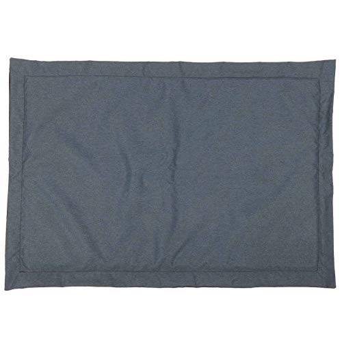 Tomantery Antistatisches Anti-Biss-Hundekissen Weiche und Bequeme Schlafmatte Haustierschlafsack 3D-Gummipatch für Haustiere Spielen und Ausruhen für Hunde und Katzen(Navy Blue, L) von Tomantery