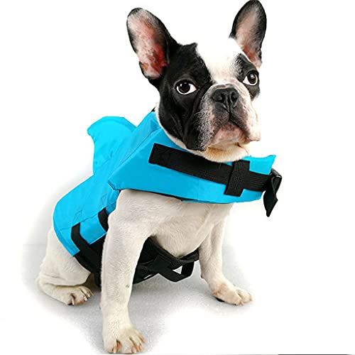 Hundeschwimmweste Sommer Shark Pet Schwimmweste Hundekleidung Hunde Bademode Haustiere Schwimmanzug (AS) von Tomator