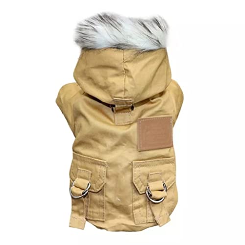 Winter-Haustier-Hundekleidung, warme Haustier-Overalls für Hunde, Haustiere, Welpenkostüm, französische Bulldogge, Mantel, Winddichte Jacke, Kleidung (A XXL-Code) von Tomator