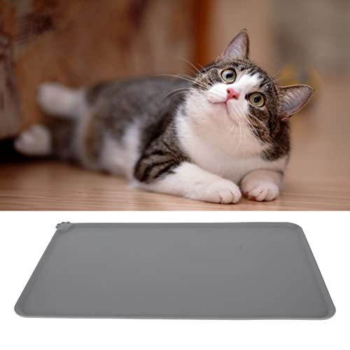 Futtermatte für Haustiere, wasserdichtes Tischset aus Silikon für Futter- und Wassernäpfe mit hohen Kanten, rutschfeste Futtermatte für Hunde und Katzen, um Verschmutzungen auf (Tomotatobrzesbk-11) Futtermatte für Haustiere, wasserdichtes Tischset aus Silikon für Futter- und Wassernäpfe mit hohen Kanten, rutschfeste Futtermatte für Hunde und Katzen, um Verschmutzungen auf (Tomotatobrzesbk-11) von Tomotato