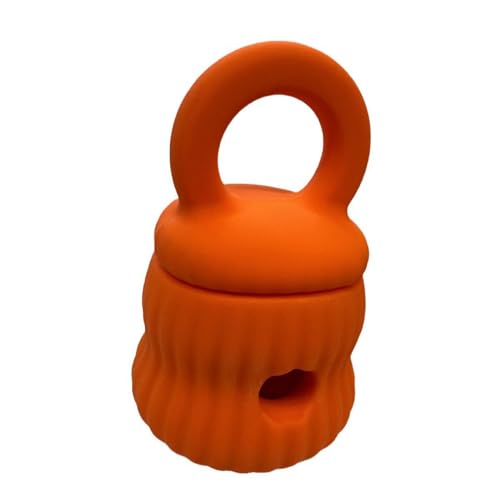 Hunde behandeln Spender Spielzeug Haustier Slow Feeder Chew Toy Interactive Hundepuzzle Spielzeug für kleine große mittelgroße Hunde kauen Spielzeug kauen Spielzeug (Orange) von Tomotato