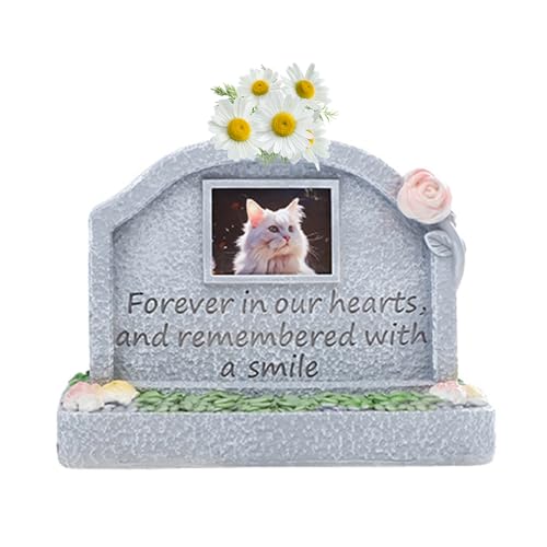 Tomotato Pet Memorial Stones Harzsteine ​​für Gräbermarkierungen Grabstein für Ihr Zuhause oder Ihren Outdoor -Garten (Vermissen) von Tomotato