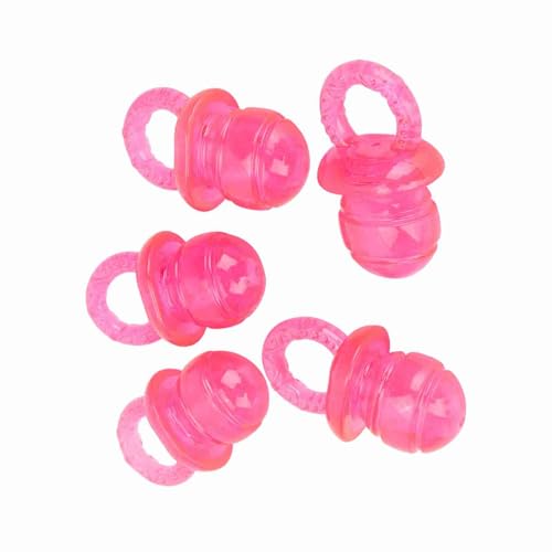 Tomvorks Interaktiver Kauen -Spielzeug -Schnuller Geformt Teether für Haustierhunde 5 PCs Set (Rot) von Tomvorks