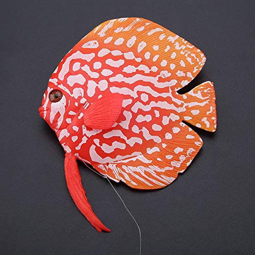 Tomvorks Künstlicher Leuchtender Fisch, Lustige Aquarium-Dekoration, Tropischer Fake-Fisch für Aquarium-Ornament (Bunte Fee) von Tomvorks