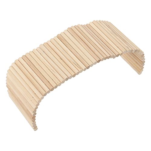 Tomvorks Pet Hideout Bridge, Sicherer, Biegsamer Klettertunnel für Kleine Haustiere, Kaninchen, Meerschweinchen, Hamster (15 * 60CM) von Tomvorks