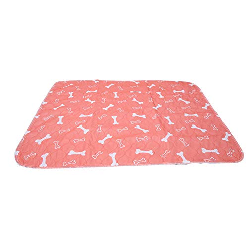 Tomvorks Waschbares wasserdichte Hund Pee Pad Matte für das Welpentraining Großer Cartoon -Knochenmuster Wiederverwendbar (70 * 80 cm) von Tomvorks