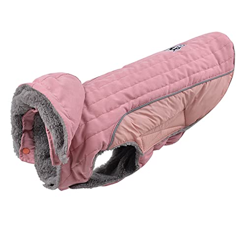 Tonsee Accessoire Haustier Hunde Winterkleidung Nettes Haustier Warme Jacke Weste Mantel, winddichter Haustiermantel Winterwarmer Hundemantel für kleine, Wasserdichter Wintermantel Hund (Pink, S) von Tonsee Accessoire