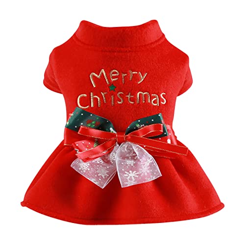 Tonsee Accessoire Hund Hochzeitsabendkleid Tutu Rock Haustier-Weihnachtskleid-Ausstattungs-Thermalfeiertags-Welpen-Kostüm-Kleid-Haustier-Kleidung Mädchenwelpenkleidung Mit Totenköpfen von Tonsee Accessoire