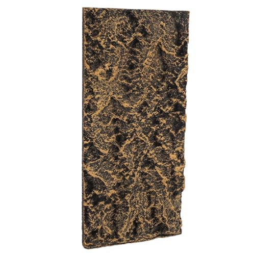 Tonysa Aquarium-Hintergrundtafel, PU-Stein-Terrarium-Hintergrund, DIY-Aquarium-Hintergrundtafel, Reptilienbecken-Hintergrundtafel, Habitat-Klettertafel-Dekoration (26,5 * 12,5 cm) von Tonysa