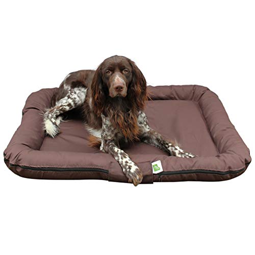 Top-Multi Hundebett - Hundematratze für große Hunde Farbe Dunkelbraun 100cm x 120cm von Top-Multi