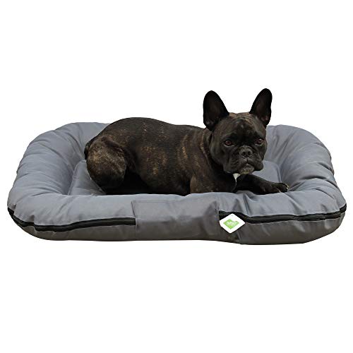 Top-Multi Hundebett - Hundematratze für kleine Hunde Farbe Dunkelgrau 60cm x 90cm von Top-Multi