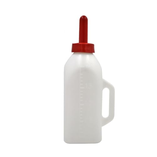 1L Kälberflasche, Kälbermilchflasche Kunststoff mit Silikondüse für Kälber Lämmer Ferkel Bauernhof Tiere von TopHomer
