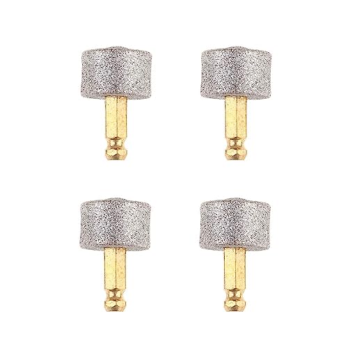 4Pcs Pet Nail Grinder Wheels Dog Nail Grinder Replacement Heads Nail Trimmer Tips, Silver Grinding Head for Trimming Pet Nails Dog Nail Grinder Head von TopHomer