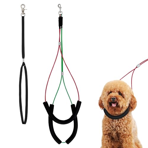 Dog Grooming Loop Noose, Dog Grooming Restraint Loop Grooming Loops Groomers Helper Dog Grooming Accessories for Groomer for Pet Grooming Table Dog Pet Bathtub von TopLove