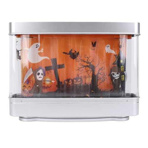 Halloween Dekorationslampe, Aquarium Aquarium Dekoration, Hexengeist Kürbis, Künstliche Dekorative Lampe, USB Stromversorgung, LED Leuchtlampe für Halloween von Topiky