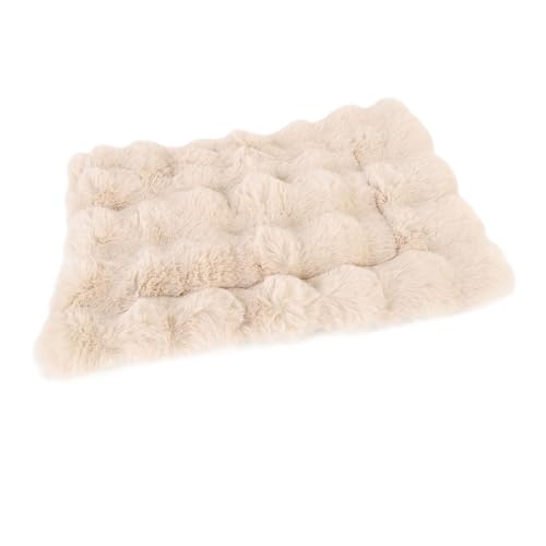 Topiky Waschbares Hundebett, Deluxe Plüsch Hundekistenbetten, Ultraweiche, Flauschige Haustierbettmatte, Angenehm Warm Haltende Plüsch Hundehüttenmatte, Bettunterlage für Hunde und (2XL) von Topiky