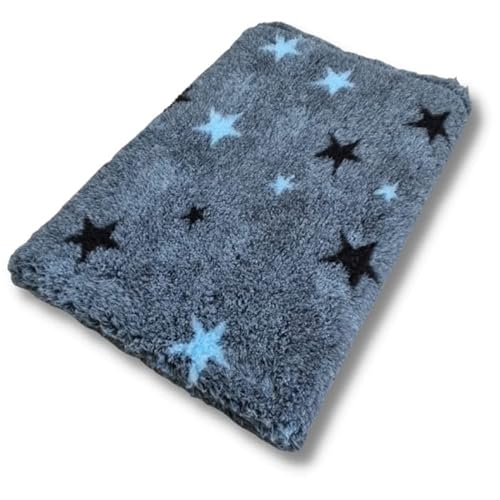 Fettbett Fett Bett - Starry Night Blau - 150 x 100 cm Hundedecke Tierteppich Welpenzucht UK Made waschbar von Topmast