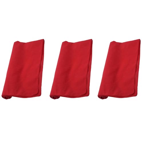 Torsten 3X Fancy Plain Bandana 100% Baumwolle Neck Wrist Wrap Halstuch Schal 12 Farbe Farbe: Rot von Torsten