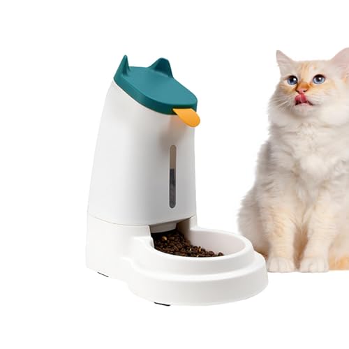 Automatischer Katzenfutterautomat, automatischer Wasserspender für Haustiere | Cat Gravity Automatischer Wasserspender | Automatischer Schwerkraft-Futter- und Wasserspender für Hunde und Katzen für Ka von Toseky
