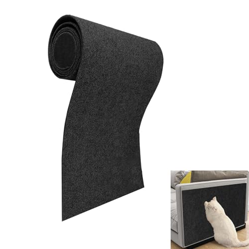 Toseky Trimmbarer Selbstklebend Kratzteppich Katzen Wand Cat Scratching Mat Kratzmatte Katze Katzenkratzbretter Kratzschutz für die Couch Teppich Matte Pad Katzenkratzbretter für Katzenregale, Bäume von Toseky