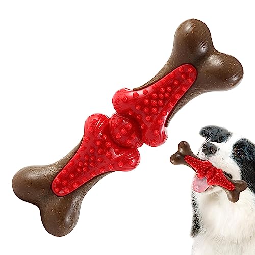 Toseky Kausnacks für Welpen zum Zahnen,Puppy Bone Interaktives Hundespielzeug gegen Langeweile | Lustiges Hundespielzeug für kleine, mittelgroße und große Hunde, Welpen-Essentials, Hundespielzeug von Toseky
