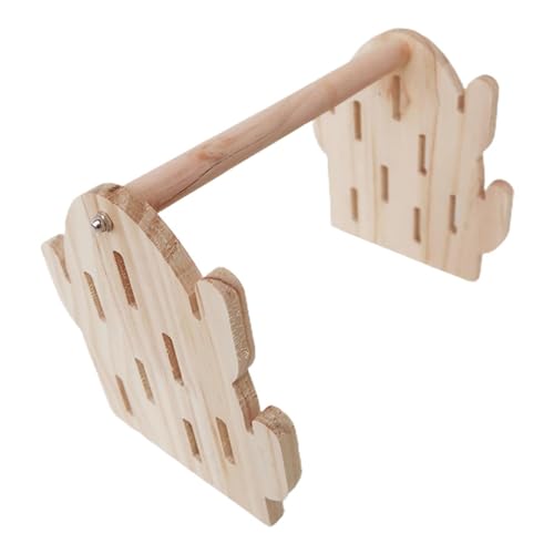 Vogelständer, Vogelbarschständer, Spielständer aus Holz für Vögel, Zubehör für Sittichkäfige, Standspielplatz, Vogelkäfig-Übungsspielzeug für Chinchilla, Hamster, Wellensittich von Toseky