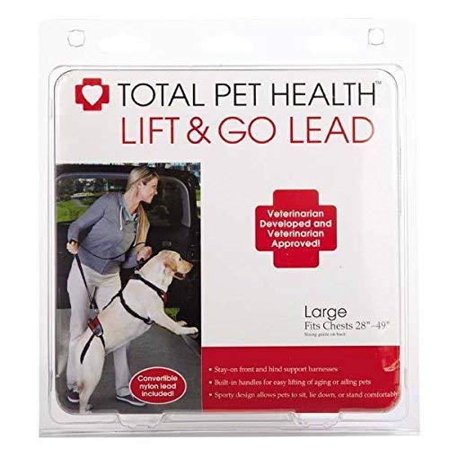 Total Pet Health Lift & Go Führt für Hunde Tierarzt Genehmigt Reise Geschirr Hundeleine (groß) von Total Pet Health