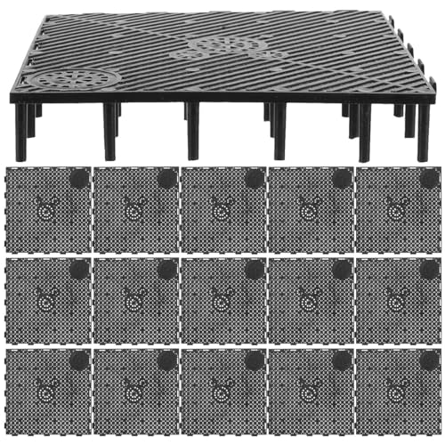 Totority 80 Stück Unterkiesfilter, Aquarium-Filterplatten, Aquarium-Filterplatte, Spleiß-Kombination von Totority