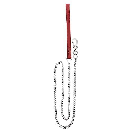 Totority Metallleine für Hunde Hundeleine für Training Hundeleine für einstellbar Curb Chai-Leine groß keilriemen Haustier Führstrick Hundeleine aus Metall Rostfreier Stahl rot Totority Metallleine für Hunde Hundeleine für Training Hundeleine für einstellbar Curb Chai-Leine groß keilriemen Haustier Führstrick Hundeleine aus Metall Rostfreier Stahl rot von Totority