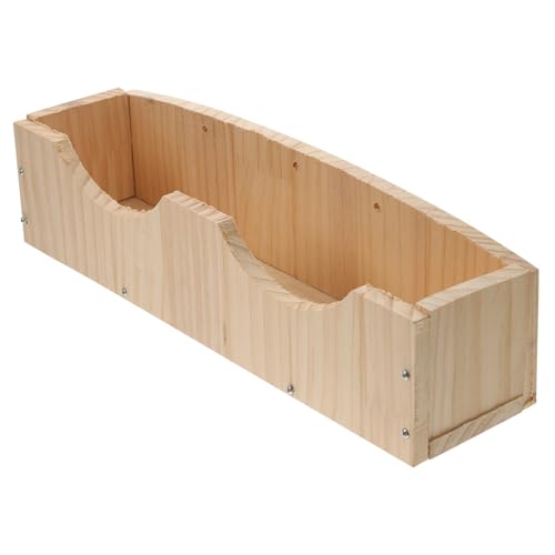 Holz Heu Feeder für Robuster Hängender Futterspender für Haustiere Großes Fassungsvermögen Minimiert Heuabfall Einfache im Käfig Langlebig und Sicher Holz Heu Feeder für Robuster Hängender Futterspender für Haustiere Großes Fassungsvermögen Minimiert Heuabfall Einfache im Käfig Langlebig und Sicher von Toyvian