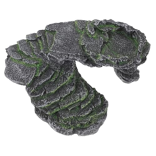 Schildkrötenbecken Dekoration Multifunktionale Sonnenplattform und Kletterrampe aus Langlebigem Harz Lebensraum für Reptilien im Aquarium Realistisch und Pflegeleicht Schildkrötenbecken Dekoration Multifunktionale Sonnenplattform und Kletterrampe aus Langlebigem Harz Lebensraum für Reptilien im Aquarium Realistisch und Pflegeleicht von Toyvian