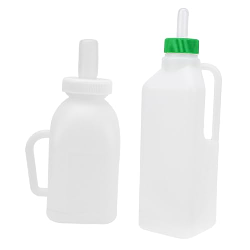 Toyvian 1 Satz Flasche Ziegenmilch Tragbare Wasserflasche Kleine Tierwasserflaschen Lamm Feeder Tierfutter Milch Flasche Kälberflasche Aus Kunststoff Professionelle Babyflasche Plastik 2st von Toyvian