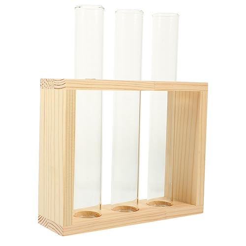 Toyvian 1 Satz Hydroponische Reagenzglasvase Pflanze Terrarium Glas Pflanzen Anlage Wand Ausbreitungsröhren Blütenröhren Reagenzglas-blumenvase Holz Toyvian 1 Satz Hydroponische Reagenzglasvase Pflanze Terrarium Glas Pflanzen Anlage Wand Ausbreitungsröhren Blütenröhren Reagenzglas-blumenvase Holz von Toyvian