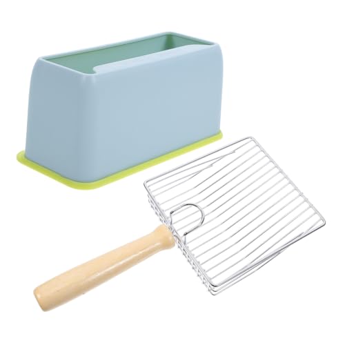 Toyvian 1 Satz Katzenstreuschaufel aus Edelstahl Scoop groß Abfallschaufel mit Halter Sichtung Schaufelstreu Katzenbedarf Katzenschaufelhalter Rostfreier Stahl Sky-Blue Toyvian 1 Satz Katzenstreuschaufel aus Edelstahl Scoop groß Abfallschaufel mit Halter Sichtung Schaufelstreu Katzenbedarf Katzenschaufelhalter Rostfreier Stahl Sky-Blue von Toyvian
