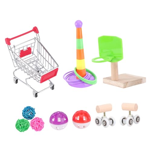 Toyvian 1 Satz Papageien Kauspielzeug mit Pulley Skateboard Bunten Kugeln Unterhaltsames Vogelspielzeug für Wellensittiche Nymphensittiche Langlebig für Stundenlangen Toyvian 1 Satz Papageien Kauspielzeug mit Pulley Skateboard Bunten Kugeln Unterhaltsames Vogelspielzeug für Wellensittiche Nymphensittiche Langlebig für Stundenlangen von Toyvian