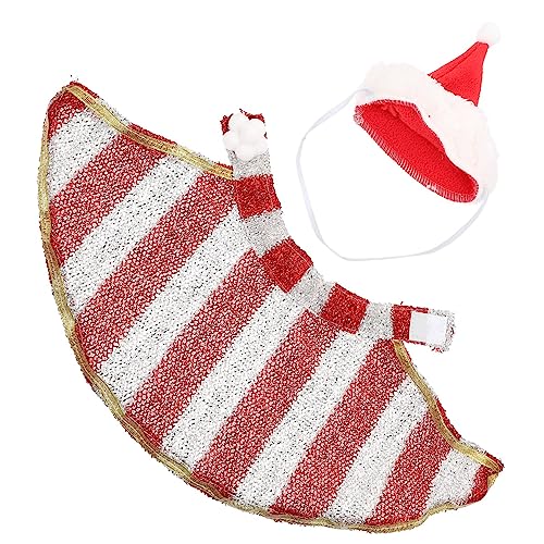 Toyvian 1 Set Katzen Und Hundekleidung Weihnachtsmütze Umhang Anzug Feiertagshaustier Für Hunde Outfit Haustier Weihnachtskostüm Haustier Hund Weihnachtskostüm Hüte Mähne Großer Toyvian 1 Set Katzen Und Hundekleidung Weihnachtsmütze Umhang Anzug Feiertagshaustier Für Hunde Outfit Haustier Weihnachtskostüm Haustier Hund Weihnachtskostüm Hüte Mähne Großer von Toyvian