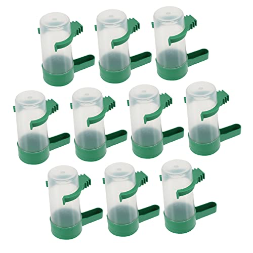Toyvian 10Stücke Automatischer Wasserspender für Hängende Trinkflasche für Tauben und Papageien Verschleißfestes Kunststoffmaterial zu Reinigen Wasserauslass Toyvian 10Stücke Automatischer Wasserspender für Hängende Trinkflasche für Tauben und Papageien Verschleißfestes Kunststoffmaterial zu Reinigen Wasserauslass von Toyvian