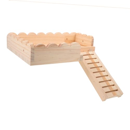 Toyvian 1Satz Hamster Holzplattform Stabiler Spielplatz für Hamster Zwerghamster Ratten und Meerschweinchen Langlebig für Käfigeinrichtung Große Khaki Ausführung Toyvian 1Satz Hamster Holzplattform Stabiler Spielplatz für Hamster Zwerghamster Ratten und Meerschweinchen Langlebig für Käfigeinrichtung Große Khaki Ausführung von Toyvian