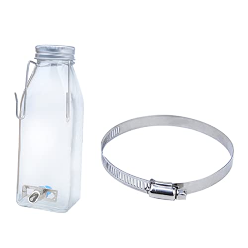 Toyvian 1Satz Wasserflasche Auslaufsichere Hängende Tränke für Kleine Haustiere Premium Glasdesign mit Fixierungsring für Hamster und Andere Nagetiere Toyvian 1Satz Wasserflasche Auslaufsichere Hängende Tränke für Kleine Haustiere Premium Glasdesign mit Fixierungsring für Hamster und Andere Nagetiere von Toyvian