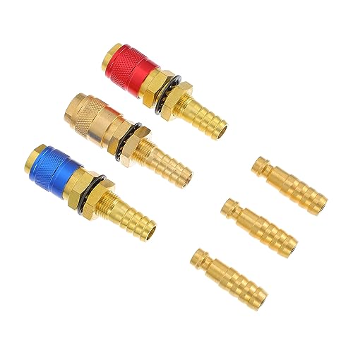 Toyvian 1satz Wasserdichtes Schnellanschluss-Set Für Schweißgeräte Teiliges Adapter-Set Für Wasser Und Gasleitungen Robust Und Langlebig Für Argon Und Schutzgas-schweißmaschinen Toyvian 1satz Wasserdichtes Schnellanschluss-Set Für Schweißgeräte Teiliges Adapter-Set Für Wasser Und Gasleitungen Robust Und Langlebig Für Argon Und Schutzgas-schweißmaschinen von Toyvian