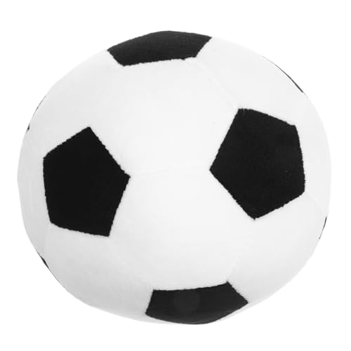 Toyvian 1Stk Fußball Plüschtier Ballspielzeug für Hunde Plüschfußball Fussball für fußball spielzeuge Fussball Puppenspielzeug für den Haushalt Weiß von Toyvian