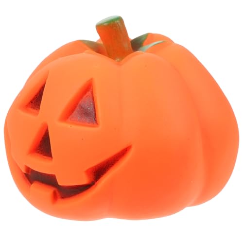 Toyvian 1stk Kürbis-dekor Kauspielzeug Für Katzen Halloween-Ornamente Kürbis Für Hunde Kauspielzeug Für Welpen Halloween-laternenkürbis Halloween-Hund Schwarze Kürbisse Geist Haustier Baby von Toyvian