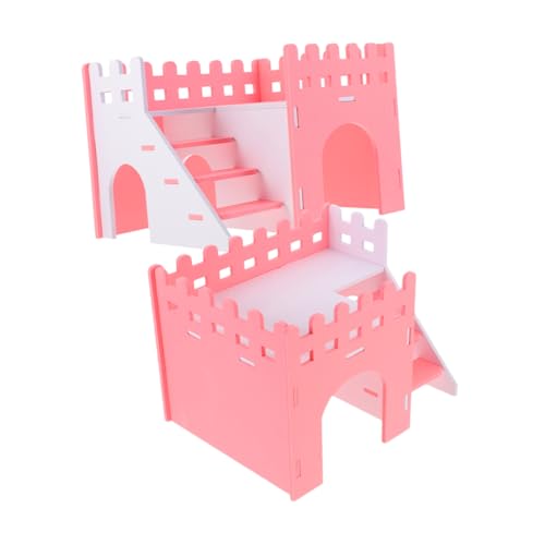 Toyvian 2 Stück Doppelstöckiges Hamsterhaus mit Leiter Hamstervilla aus Geruchlosem Langlebigem Material Rückzugsort und Spielplatz für Kleine Nager Teiliges Geeignet für Hamster und Toyvian 2 Stück Doppelstöckiges Hamsterhaus mit Leiter Hamstervilla aus Geruchlosem Langlebigem Material Rückzugsort und Spielplatz für Kleine Nager Teiliges Geeignet für Hamster und von Toyvian