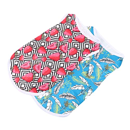 Toyvian 2 Stück Hundeweste Atmungsaktiv Party Chihuahua kleines Kleidungsstück Hundebekleidung Hundeshirts für kleine Hunde tragbares Hundeshirt Haustierkleidung flach gestrickter Stoff Toyvian 2 Stück Hundeweste Atmungsaktiv Party Chihuahua kleines Kleidungsstück Hundebekleidung Hundeshirts für kleine Hunde tragbares Hundeshirt Haustierkleidung flach gestrickter Stoff von Toyvian