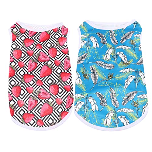 Toyvian 2 Stück Hundeweste Welpe Mäntel Mittel kleines Kleidungsstück Hundebekleidung für Hundekleidung Haustierhundkleidung Hunde-t-Shirt Haustierhemd Hundet-Shirt flach gestrickter Stoff Toyvian 2 Stück Hundeweste Welpe Mäntel Mittel kleines Kleidungsstück Hundebekleidung für Hundekleidung Haustierhundkleidung Hunde-t-Shirt Haustierhemd Hundet-Shirt flach gestrickter Stoff von Toyvian