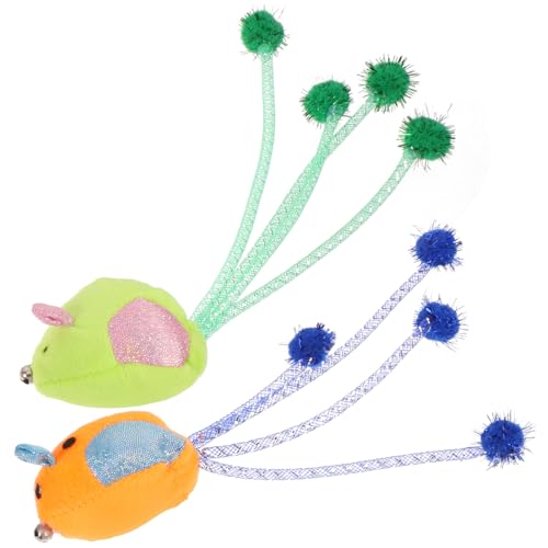 Toyvian 2stücke Spielmaus Für Katzen Weicher Stoffmaus Katzenspielzeug Mit Cartoon-Design Interaktives Haustierspielzeug Fördert Natürliche Jagdfähigkeit Und Geistige Stimulation Toyvian 2stücke Spielmaus Für Katzen Weicher Stoffmaus Katzenspielzeug Mit Cartoon-Design Interaktives Haustierspielzeug Fördert Natürliche Jagdfähigkeit Und Geistige Stimulation von Toyvian