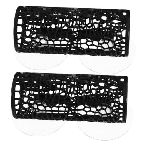 Toyvian 2 Stück Schwarze Unterwasserhöhlen für Fische und Garnelen Versteck und Ruheplatz für Aquarien Sicheres und Gesundes Habitat für Betta Fische Toyvian 2 Stück Schwarze Unterwasserhöhlen für Fische und Garnelen Versteck und Ruheplatz für Aquarien Sicheres und Gesundes Habitat für Betta Fische von Toyvian