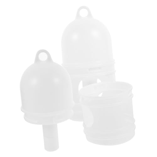 Toyvian 2 Stück Trinkbrunnen Futterspender im Freien Fütterung Vogelzubehör für Käfige Wachtelwasserfuttermittel einwegrasierer Tränke Wasserspender für Vögel Plastik Weiß Toyvian 2 Stück Trinkbrunnen Futterspender im Freien Fütterung Vogelzubehör für Käfige Wachtelwasserfuttermittel einwegrasierer Tränke Wasserspender für Vögel Plastik Weiß von Toyvian